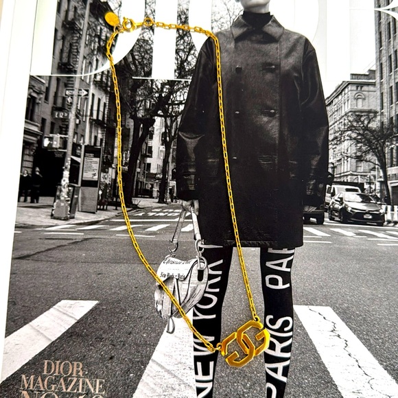 GIVENCHY Gold Plated Necklace in Good Used Condition - Picture 1 of 17